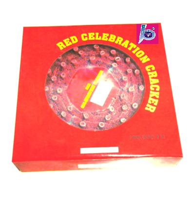 red celebration cracker